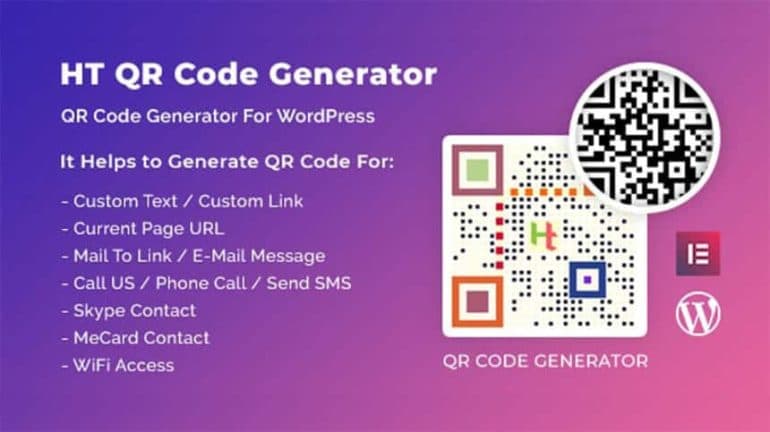 QR Code Generator - HT QR Code Generator WordPress plugin